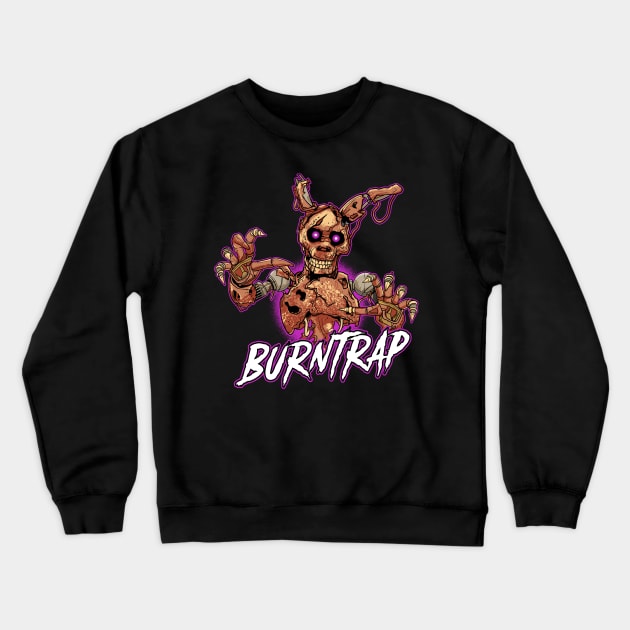 Scary Video Game Character Crewneck Sweatshirt by DeepFriedArt